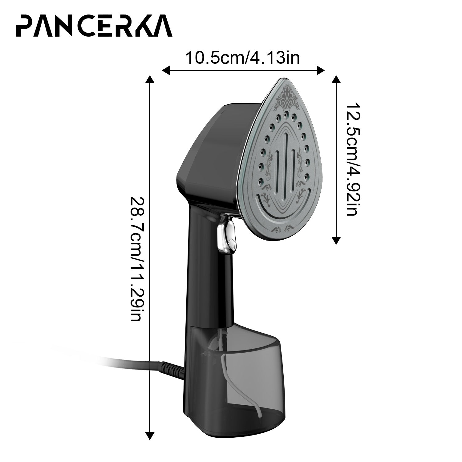 Steamer for Clothes, 1500W Handheld Steam Garment, 150℃ Constant temperature ironing, Black